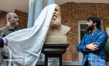 رونمایی از سردیس «سیدحسن حسینی» و «ابتهاج» 13