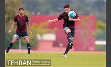 تمرین تیم ملی فوتبال در مالزی 2