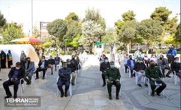 رزمایش مبارزه با اپیدمی کووید ۱۹ در منطقه ۸ 12