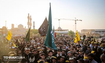 راهپیمایی سلام یا مهدی(عج) در مسجد سهله 3