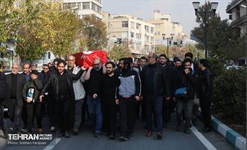 تشییع پیکر خبرنگار فقید مهدی علیرضایی 6