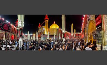 حرم مطهر امام علی (ع) در آستانه اربعین حسینی