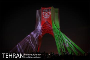 اجرای نورپردازی سه بعدی  اعلام همدردی با مردم مظلوم افغانستان  13