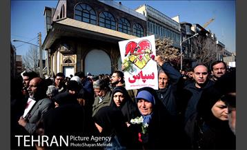 تشییع شهدای آتش نشان با حضور مردم  34