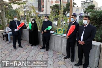 بازپیرایی بوستان قمربنی هاشم(ع)در شب میلاد امام رضا(ع) 2