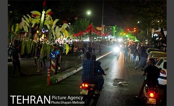 عزاداری شب پنجم ماه محرم در محله گرگان 10