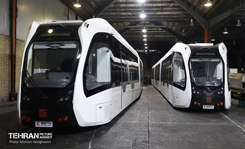 تست تراموای چرخ لاستیکی در تهران 42