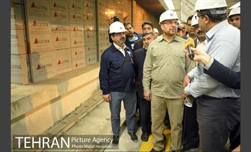 بازدید شهردار تهران از پایانه خط 6 مترو تهران -2 11