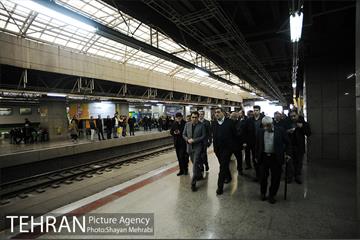 بازدید شهردار تهران از مترو خط 5 17