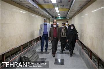 بازدید عضو شورای شهر از ایستگاه مترو یادگار امام(ه) 19