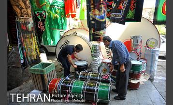 سیاهه فروشان بازارتهران در آستانه محرم 20