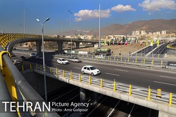 تقاطع غیر همسطح بزرگراه شهید حکیم با بلوار المپیک 9