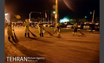 اقدامات شهرداری منطقه ۲۰ در لیالی قدر اطراف حرم حضرت عبدالعظیم حسنی(ع) 8