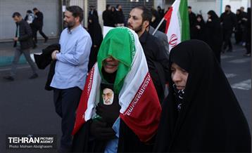 اجتماع مردم تهران در پی شهادت رهبر انقلاب - 2 2