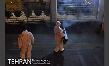 ضدعفونی معابر توسط سازمان آتش نشانی  14