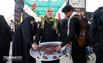 پیاده‌روی زائرین اربعین حسینی در مسیر نجف به کربلا 35