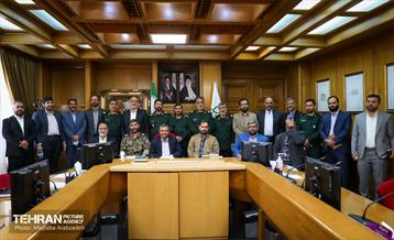 دیدار فرمانده سپاه محمد رسول الله (ص) با شهردار تهران 29