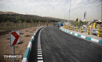 افتتاح دسترسی بزرگراه شهید سلیمانی به بزرگراه شهید یاسینی 38