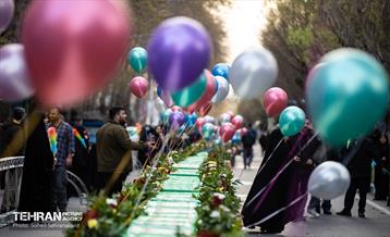 جشن تولد امام حسن (ع) در بلوار کشاورز 13