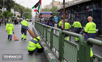 خدمات شهرداری تهران در پایان روز قدس 28