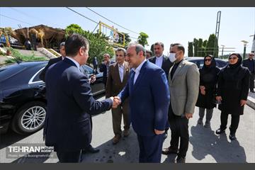 بازدید وزیر فرهنگ جمهوری آذربایجان از اراضی عباس آباد 1