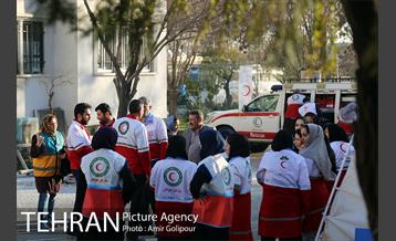 مانور پناهگیری محل امن در زلزله 25