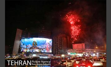 نورافشانی و نورپردازی لیزری به مناسبت عیدغدیر خم 7