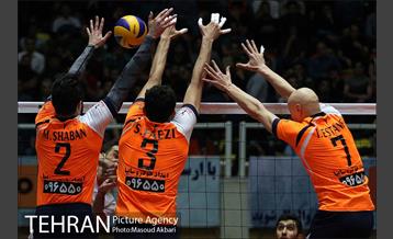 دیدار تیم‌های والیبال سایپا تهران و شهرداری ارومیه
