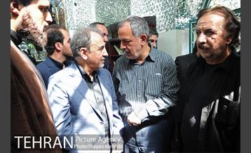 حضور شهردار تهران در مراسم عزاداری تاسوعای حسینی، بازار تهران 36