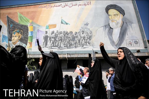 راهپیمایی مردم تهران بعد از نماز جمعه 18