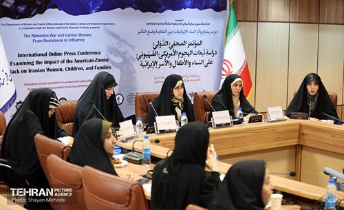 نشست خبری بین‌المللی آنلاین بررسی تاثیر حمله آمریکایی-صیهونیستی بر زنان، کودکان و خانواده‌های ایران 33