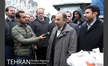 بازدید شهردار تهران از ستاد برف روبی منطقه 11 24