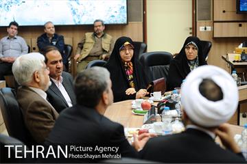 بازدید مجمع نمایندگان تهران در مجلس شورای اسلامی از ستاد مدیریت بحران شهر تهران 22