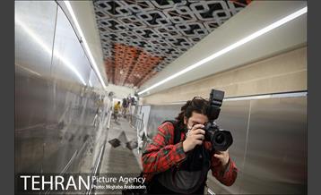 بازدید عکاسان خبری از ایستگاه مترو برج میلاد 28