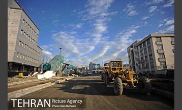 زیرگذر استاد معین قبل از افتتاح 5