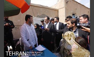 بازدید وزیر بهداشت و سرپرست شهرداری تهران از کوره پز خانه 7