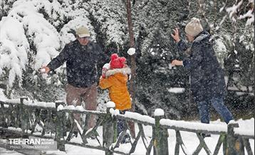 بارش برف در تهران 35