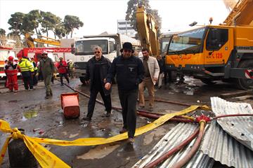 دومین روز عملیات امداد و نجات حادثه پلاسکو-2 8