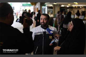 بازدید سخنگوی شهرداری تهران از مترو تهران 10