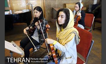 تمرین ارکستر فیلارمونیک ایران 9