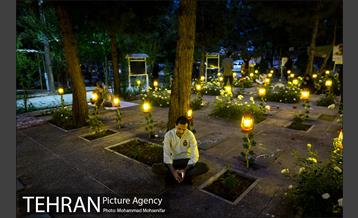 افطاری ساده در گلزار شهدا 8