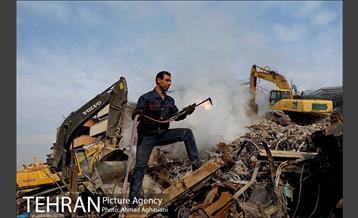 چهارمین روز آواربرداری ساختمان پلاسکو 14