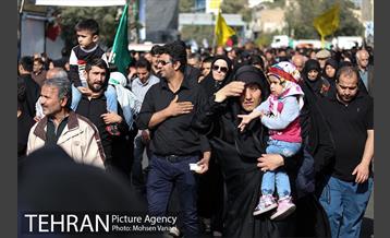 راهپیمایی جاماندگان اربعین حسینی از کربلا در تهران 13