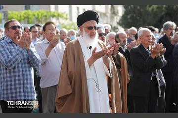 اقامه نماز عید فطر در محله بهرود 9
