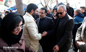 مراسم تشییع مرحوم محمدهادی چمران برادر مهدی چمران 2