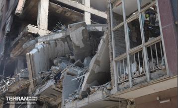 حمله موشکی رژیم صهیونیستی به یک ساختمان در محله شهرآرا 43