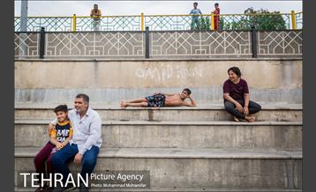 آبتنی تابستانی در چشمه علی 14