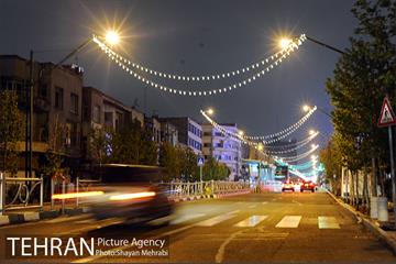 آذین بندی خیابان ولیعصر(عج) به مناسبت عید نیمه شعبان 4
