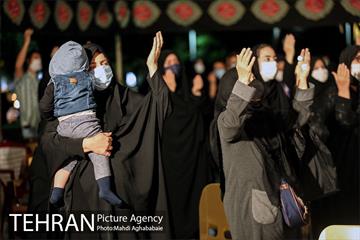 مراسم عزاداری شب اربعین در میدان نبوت 1
