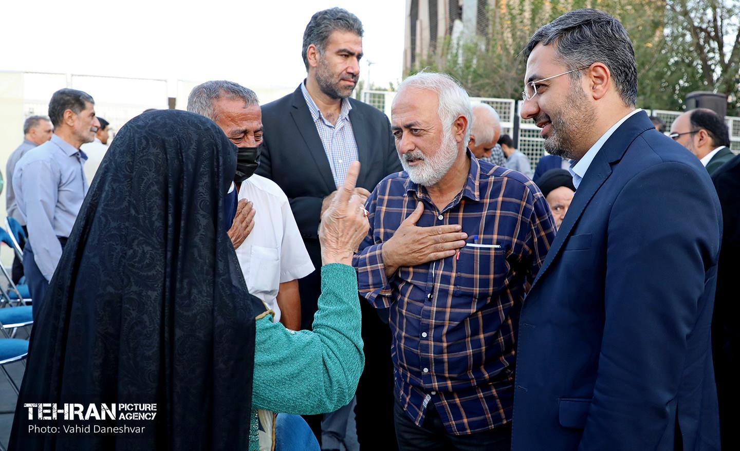 آیین نامگذاری‌ کوچه به نام شهید سالک در منطقه ۱۷